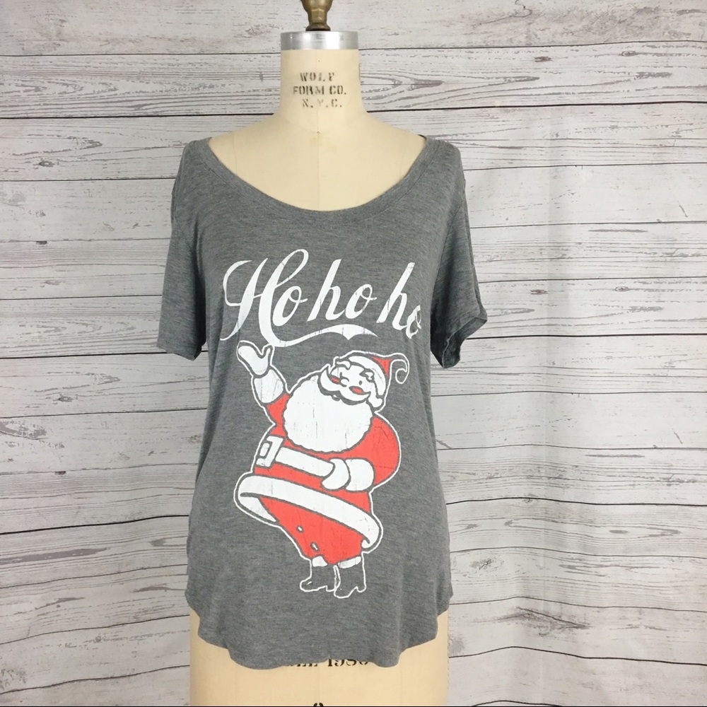 Fifth Sun Christmas Santa Ho Ho Ho soft tee shirt